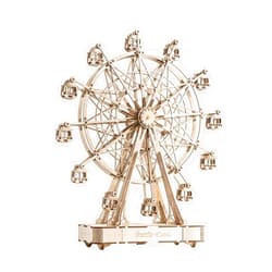 Rowood 3D Puzzles for Adults, Model Kits for Adults, Wooden Music Box,DIY Craft Kits for Adults Teen Boy Gifts on Birthday Christmas - Ferris Wheel (232 PCS)