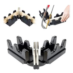 CJWDZ 2-in-1 Mitre Measuring Cutting Tool 85°-180° Miter Angle Cutting Tool Miter Saw Protractor Measuring and Sawing Mitre Angles Cutting Tool for Woodworking Home Installation