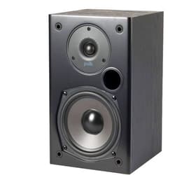 Polk Audio T15 100 Watt Home Theater Bookshelf Speakers – Hi-Res Audio with Deep Bass Response, Dolby and DTS Surround, Wall-Mountable, Pair, Black