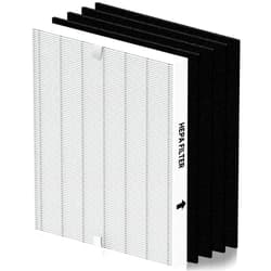 PETOX AP-1512HH Filter Replacement for Coway Airmega AP-1512HH and Airmega 200M Air Purifiers, 1 True HEPA Filter and 4 Activated Carbon Filter, Compared to Part # 3304899