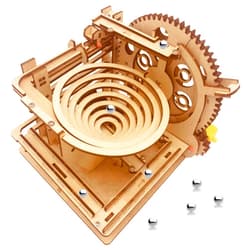 IQIETOY 3D Puzzle Wooden Marble Run for Adults DIY Model Kit Assembly Wood Crafts Mechanical Puzzle for Teen Age 14+ Years Old