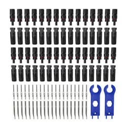 YXGOOD Solar Connectors Male/Female IP67 Waterproof Solar Panel Cable Connectors (30 Pairs, Pairs, 30)