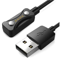 TUSITA Magnetic Charger Compatible with Polar Pacer,Pacer Pro,Ignite 3,Grit X2 Pro,Vantage V3 Smart Watch - 1M,USB-A