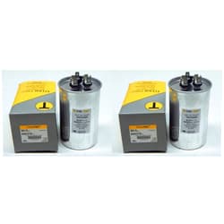 Generic 2 Pack Titan Pro TRCFD505 50/5 MFD 50 + 5 HVAC Round Dual Motor Run Capacitor 50/5 MFD/UF440/370 Volts for Central AIR CONDITIONERS A/C Packard