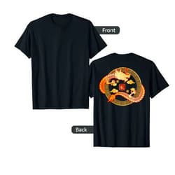 Lunar New Year Sycee Year Of The Dragon Yuanbao Lucky Money Red Envelope Red Pocket Dragon Year ART ON BACK T-Shirt