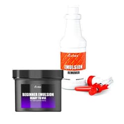 Screen Print Direct Ecotex® Beginner Screen Printing Bundle - Pre-Sensitized Ready to Use Photo Emulsion (8oz) and Emulsion Remover (16oz) for Silk Screens - for Plastisol and Water Based Inks, Screen Printing Supplies