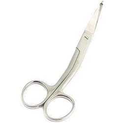 AAProTools Knowles Bandage Scissors, Angled Shank, 5.5