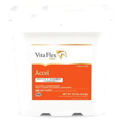 Vita Flex Pro Accel Health & Wellness Formula, Horse Supplement, 15 Pounds, 240-Day Supply