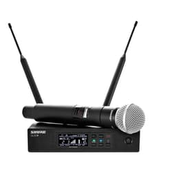 Shure QLXD2/SM58 Handheld Transmitter with SM58 Vocal Mic Capsule - for use with QLX-D Digital Wireless Microphone Systems, Receiver Sold Separately | G50 Band (QLXD2/SM58=-G50)