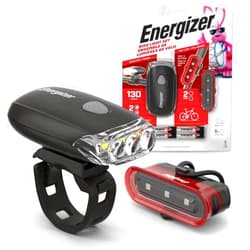 Energizer Bike Light, 130 Lumen, Weather Resistant Clip Light for Bicycles, Batteries Included