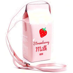 Nuoyi Cute Girls Fruits Banana Strawberry Milk Box Cross Body Purse Bag Women Phone Wallet Women Shoulder Bags