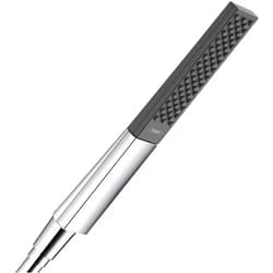 hansgrohe Rainfinity 2-inch Modern Handheld Shower Head 1-Spray PowderRain in Chrome, 26866001, 2.5