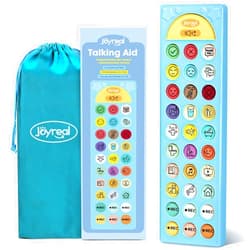 Joyreal AAC Device for Autism, Non Verbal Communication Tools for Speech Therapy & Stroke Rehab. Autism Talking Aids with 6 Programmable Buttons & Adjustable Volume, Autism Toys for Kids and Adults