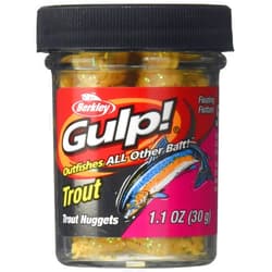 Berkley Gulp! Trout Nuggets Dough Bait, Scented and Flavored Soft Bait for Freshwater Fishing, Designed to Attract Trout, High Visibility
