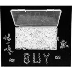 JUWANTU S Clips,600 Pieces Boxed,S Clips for Loom Bracelets,Rubber Band Loom Band S Clips, Connectors Supplement kit for Loom Bracelets and DIY Bracelet Making,Loom Bracelets DIY Handicrafts