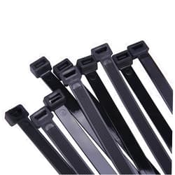 Komista Extra Long Zip Ties Heavy Duty Outdoor, Premium Black 60 inch Large Zip Ties with 200 Pounds Tensile Strength, Ideal for Commercial, Residential, Outdoor Applications, 12 PCS (Black, 60''(Wide-0.35))