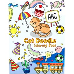 By Sue Greene (Author) Cat Doodle Coloring Book: Beginner Friendly & Cute Art Activities for Children | Perfect for Little Cat Lovers | Plus 18 Motivational, Positive Quotes