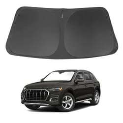 LHFLIVE Windshield Sun Shade Fit for 2018 2019 2020 2021 2022 2023 2024 2025 Audi Q5 Accessories Front Window Sunshade Shield Blocker Keeps Car Cool