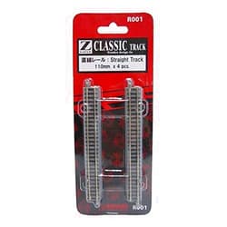 Rokuhan R001 Z Scale Straight Track 110mm z scale track