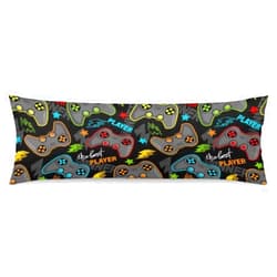 NANILALA Game Controller Body Pillow Cover for Boys Gifts Gamer Gaming Pattern Long Pillow Case Protector with Zipper Decorative Modern Large Pillowcases Soft Cushion Covers for Bedroom,Couch,Sofa 20