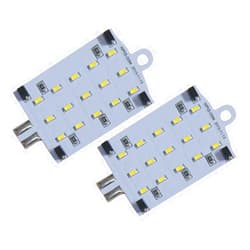 Valterra Diamond Group Products Group 906 and 921 LED Replacement Flat Bulb, Fully Dimmable, 165LUM, 3500K, 0.08A, 15W (2 Pack) - DG726011VP, Warm White