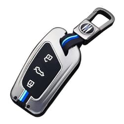 OTMIK Zinc Alloy Car Key Cover Case Compatible with Roewe MG ZS EV MG6 EZS HS EHS RX5 i6 i5 RX3 RX8 with Fluorescent Buttons (3 Buttons Matte)