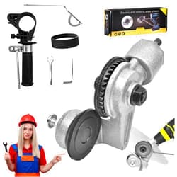 RandJ Sheet Metal Cutter, Electric Drill Plate Cutter for Precise Cutting of Aluminum, Steel, Copper, and Iron, Drill Cut Pro Metal Cutting Adapter for Heavy Duty Projects and Thin Metal Plates