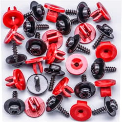 Rexka 15 Sets Engine Splash Shield Screws for Ford - T30 Torx Head Bolts and Grommets for Undertray Engine Fender Liner Deflector Grille for Ford Escape F-150 Edge Focus Fusion C-Max S-Max Lincoln