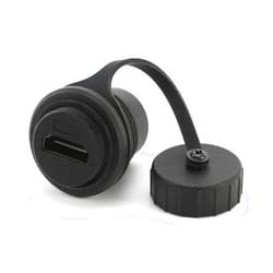 AVSSZ HDMI 2.0 Cable Connectors, 10 Pack, Round, Water/Dust Proof, Solder Free, High-Speed Transmission