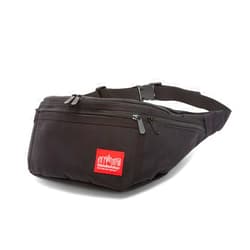 Manhattan Portage Alleycat Waist Bag (LG) Featuring Multi Zipper Pockets And A Spacious Main Compartment In 1000D Cordura (Black)