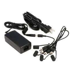 Shure PS124L Power Supply with One In/Four Out DC Coaxial Connectors and Locking Power Connectors for use with multiple GLXD4, ULXP4, ULXS4 and ULXD4 Receivers and P9T Transmitters