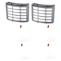 LINNIW 4+2 Pack Filters for Shark Vacuum Navigator Lift Away Filter Replacement Models NV350 NV351 NV352 NV355 NV356E NV360 UV440 UV540 CU500 XFF350 XHF350