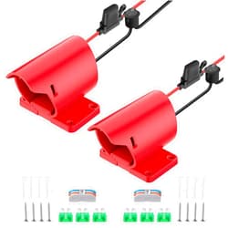 CHoiKWong 2 Packs Power Wheel Adapter for Milwaukee M12 Battery Adapter 12V Power Wheel Battery Conversion Kit with Switch, Fuse & Wire Terminals, 12AWG Wire, Power Connector for DIY Rc Car Toys and Robotics