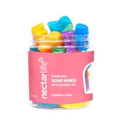 Nectar Bath Treats Kids Soap, Mini soaps, Bubble Soap, Bear Shape Mini Soaps For Kids, Handmade in the US Kids Soaps, Fun Bath Time for Children, Boys & Girls, for All Skin Types (Bear Shape)