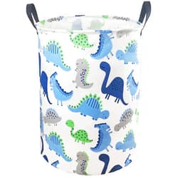 MAIZMZ Kids Hamper Storage Basket Nursery Bins Baby Gift Toy Organizer Box Laundry Basket Large Canvas Collapsible Chest for Home/Dorm/Kitchen/Pet/Closet/Shelf/Room Decor(Dinosaur)