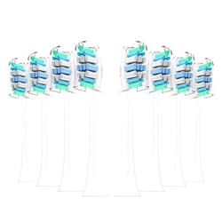 NEDIFON Replacment Toothbrush Heads Compatible with Philips Sonicare ProtectiveClean,DailyClean,HealthyWhite Electric Toothbrush, Replacment Brush Heads Refills, 8 Pack (White-8 Pack)