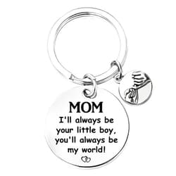 JIOMULIG Mothers Day Mom Gifts from Son Daughter - Pinky Promise Keychain for Mama Stepmom Birthday Christmas Valentines