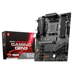 MSI B550 GAMING GEN3 Gaming Motherboard (AMD Ryzen 5000 series, AM4, DDR4, PCIe 3.0, SATA 6Gb/s, M.2, USB 3.2 Gen 1, HDMI/DVI-Port, ATX)