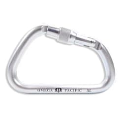 Omega Pacific XL 1/2 inch Steel D Keylock Screw-Lok - Massive 1.65″ Opening is Large Enough to Clear Standard Ladder Rungs