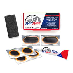 RocRide 8 PC Bike Inner Tube Patch Kit. Bicycle Tire Repair Kit.
