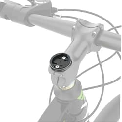 VOIEOV Bike Stem Top Cap Mount - Garmin Mountain Bike Mount for Garmin 25 200 130 500 510 520 520 800 810 820 1000 1030, Wahoo Elemnt, Bryton, Cateye Cycling GPS Computer, Includes Bike Phone Holder (Grey)