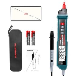 HANMATEK Pen Type Digital Multimeter, Electrical Tester with NCV,AC/DC Voltmeter Ammeter Ohmmeter, Resistance, Live Line Digital Testers with Backlit and Flashlight