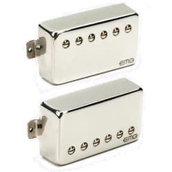 EMG REV Revelation Signature Passive Alnico 2 Humbucker Guitar Pickup Set, Chrome