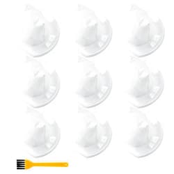 LUXRILIX VF110 Replacement Filter for Black & Decker Dustbuster Cordless Handheld Vacuum CHV1410L CHV9610 CHV1210 CHV1510 CHV1410 CHV1410B BDH2000L,(9 Pack) Dustbuster Filter VF110