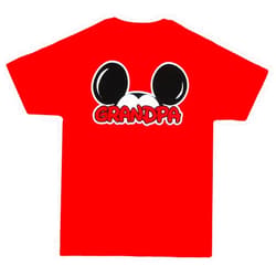 GiftsNBeyond Disney Adults Grandpa Mickey Mouse Fan Tee