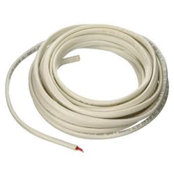 Woods 63946821 25' 14-3 NMW/G Wire, White, 25 Foot