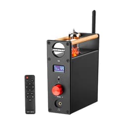 AIYIMA T8 6N3 Digital Tube Preamplifier Bluetooth 5.0 Hi-Fi Headphone Preamp Decoder Preamp PC-USB DAC APTX for Home Wireless Receiver Audio Stereo Amplifier + with Remote Control