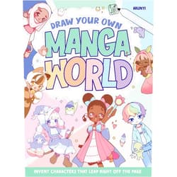 By Arunyi (Author) Draw Your Own Manga World: Invent Characters that Leap Right Off the Page (Design Originals) For Kids Age 8 and Up - Step-by-Step Instructions for Drawing Faces, Hair, Clothes, Chibi, Pets, and More