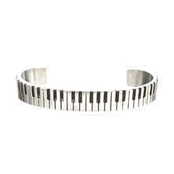 Quotable Cuffs Piano Cuff Inspirational Jewelry Bracelet - Great Piano Gift for Music Teachers, Musicians, and Music Students By Whitney Howard Designs