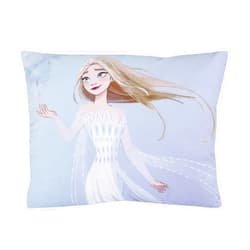 NoJo Disney Frozen Winter Cheer Lavender, Aqua and White Elsa Decorative Toddler Pillow
